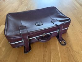 Vintage Bord Case Retro Koffer 60er 70er Jahre Braun Lederop