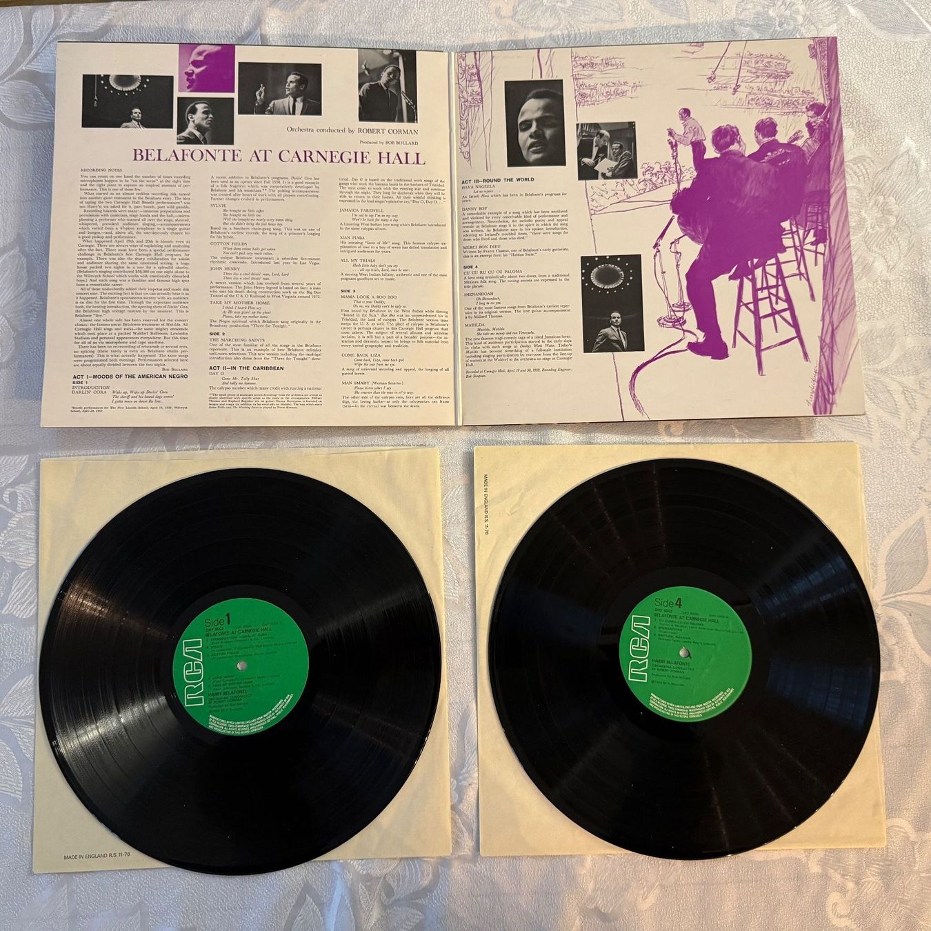 Dischi in vinile: HARRY BELLAFONTE - BELAFONTE At CARNEGIEHALL – Usato da Zürich venduto da fehlton 3