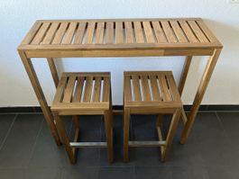 IKEA „Nämmarö“ Bartisch mit 2 Hockern