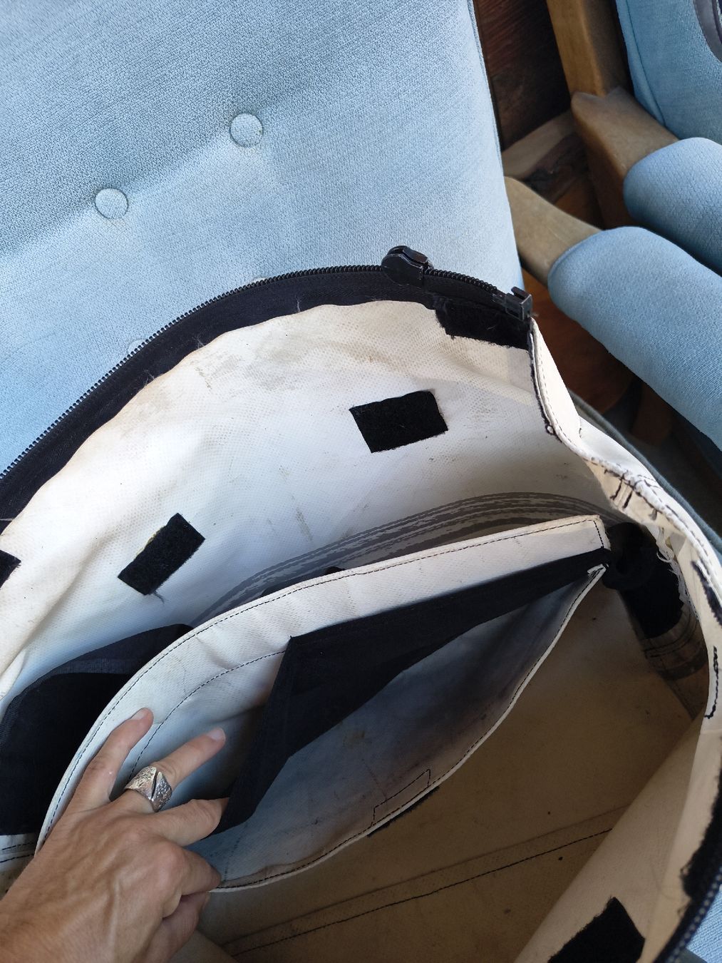 Freitag Borse: FREITAG SPORTTASCHE uni weiss LOIS – Usato da Steffisburg venduto da laali 5
