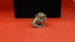 Kleiner Elefant aus Messing - Glücksbringer für Dich!