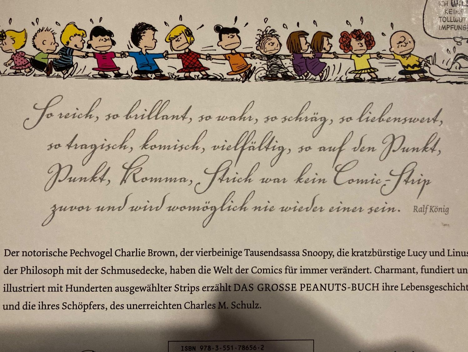 Fumetti: Das grosse Peanutsbuch, ersch. 2010, Carlsen Verlag – Usato da Winterthur venduto da mailer57 6