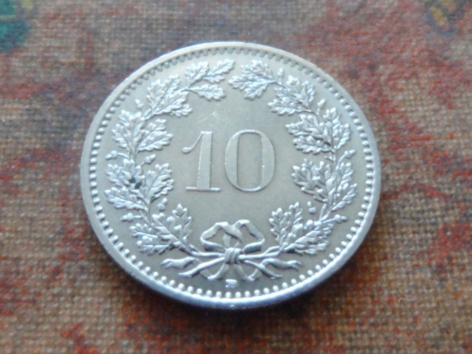 Alle Münzen: 10 Rp. 1991 – Gebraucht aus Romanel-sur-Lausanne von Swift13 1