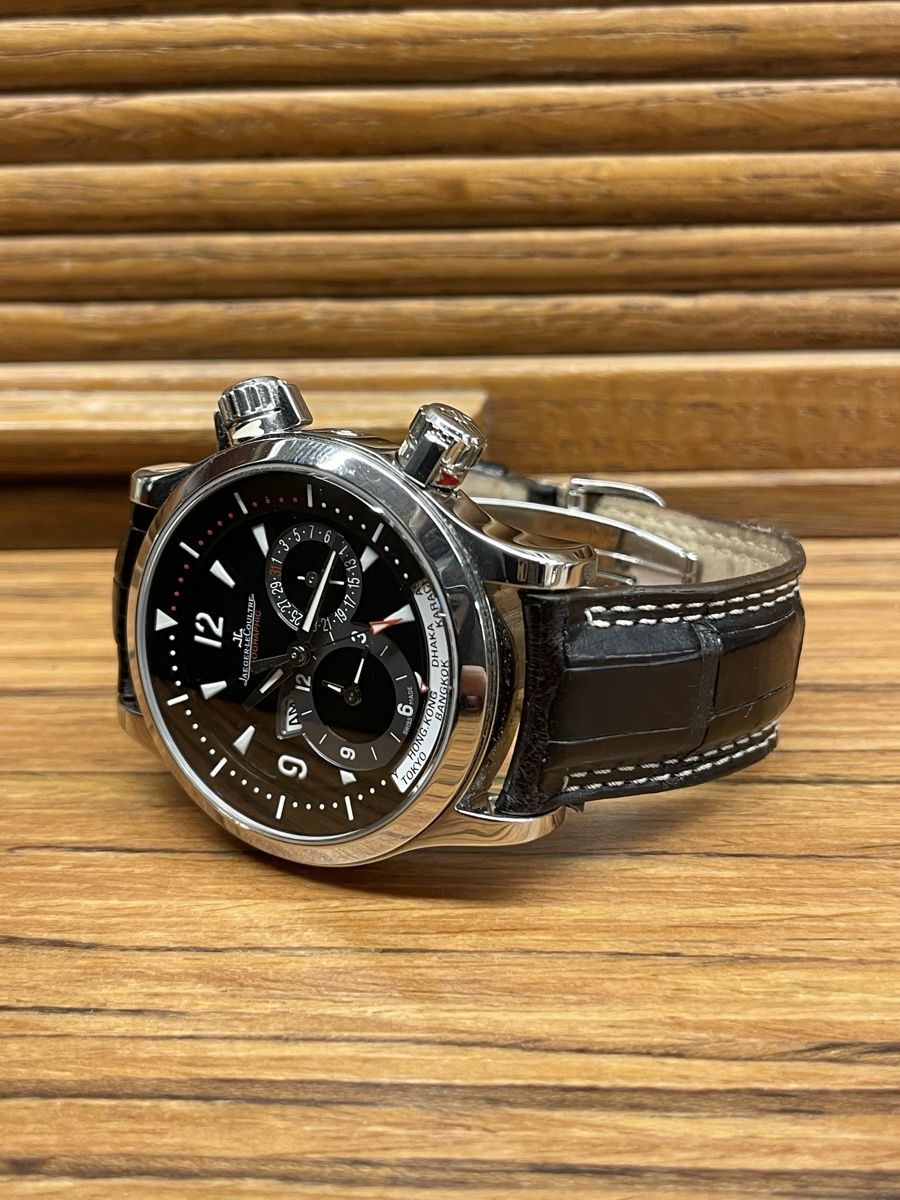 Jaeger-Lecoultre Orologi: Jaeger le Coultre Geographic master compressor – Usato da Mendrisio venduto da Atelier-orologio 7