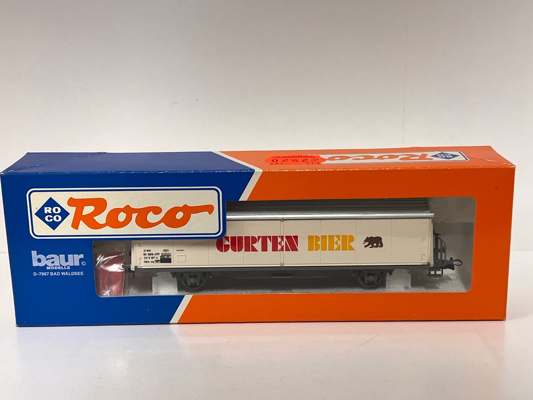 Roco Modellini di ferrovie: Roco Gurten Bier SBB baur MODELLE H0 AC – Nuovo e nell'imballaggio originale da Geroldswil venduto da TopTrain54 2