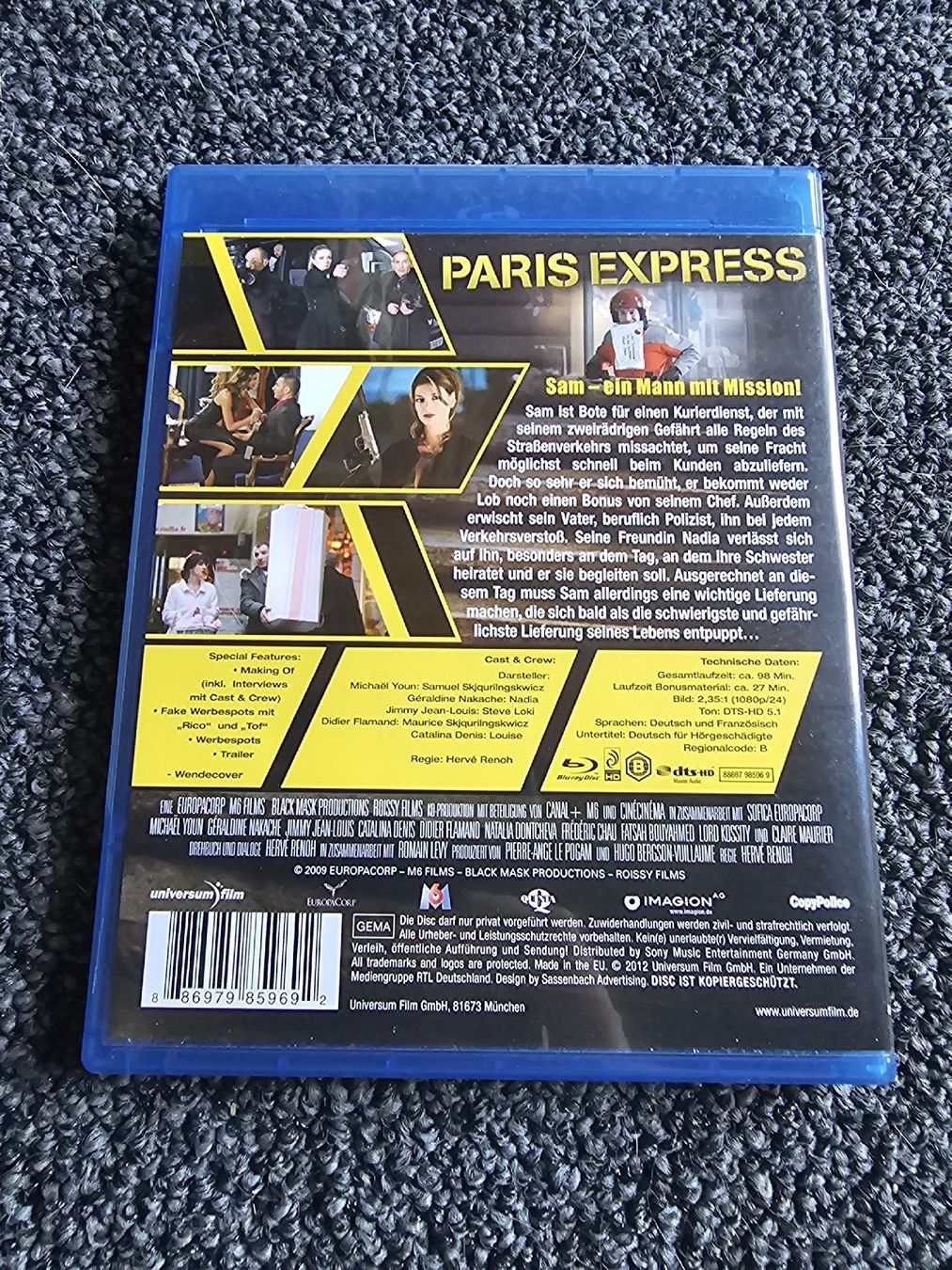 Alle DVDs: Paris Express Blu-Ray – Gebraucht aus Ruswil von jan_bxl5 1