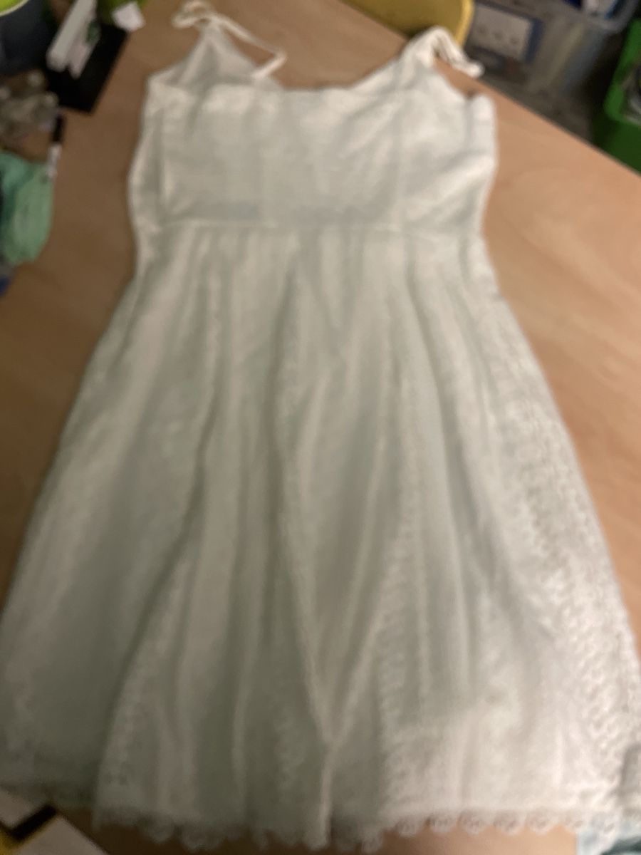 Only Vestiti: ONLY Sommerkleid Gr. 34, weiss, Spitze – Usato da Obergerlafingen venduto da cabo4 3