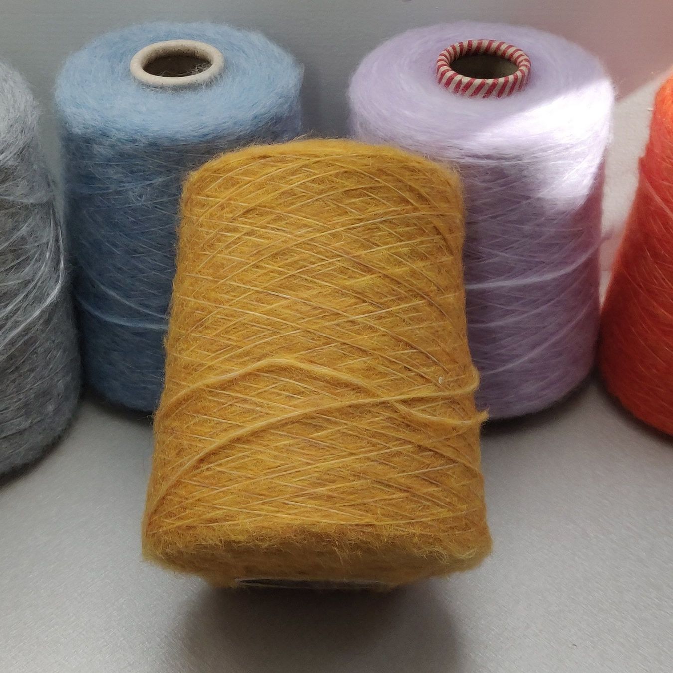 Wolle: Merino von  E. Miroglio, Charming flauschig 370g okra – Neu (gemäss Beschreibung) aus Lufingen von Rosenquarz7 3