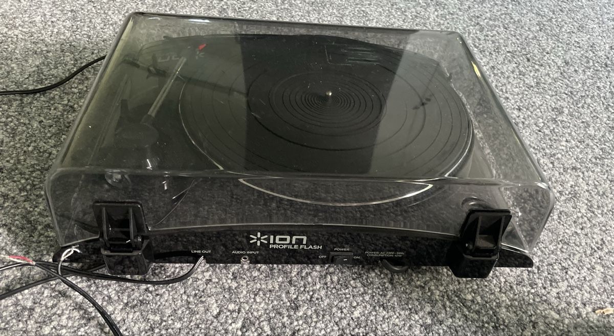 Giradischi: Plattenspieler ION PROFILE FLASH schwarz gebraucht – Usato da Au ZH venduto da Jaggy4 7