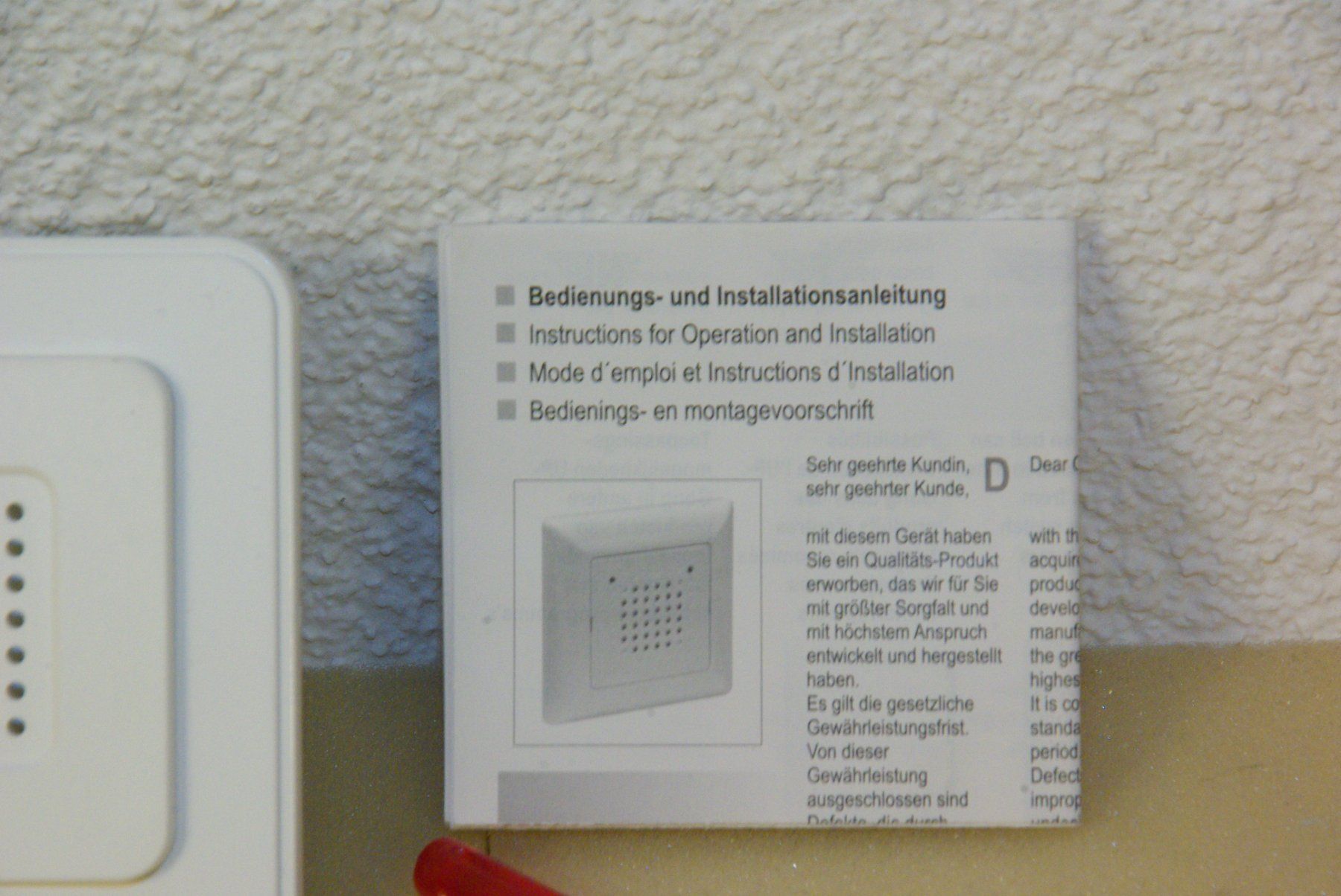 Schalter: Electro Mica Sonnerie UP-Dose, weiss – Neu (gemäss Beschreibung) aus Herisau von Cevianer1844 2