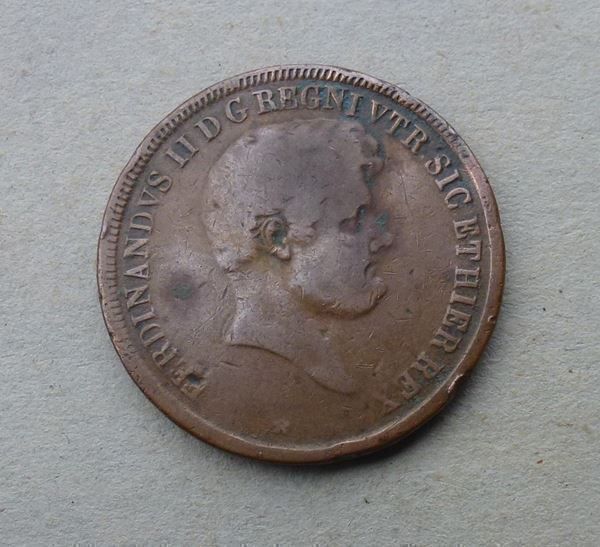 Toutes les monnaies: Italien Neapel ++ 5 Tornesi 1845 – D'occasion à Walkringen par Casablanca777 1