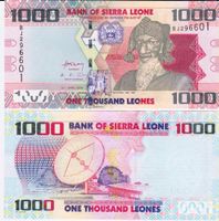 SIERRA LEONE 1000 LEONES 2010 (UNC)