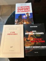 Lot 3 livres affaire Xavier Dupont de Ligonnès crime tbe