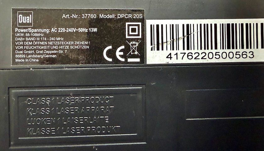Dual Radio: Radio DAB / CD ect... – Usato da Châtillon JU venduto da laoo 5