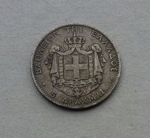 Griechenland ++ 5 Drachmen 1876