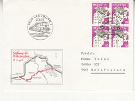 Eröffnung Heitersberglinie Sonderstempel S. 858