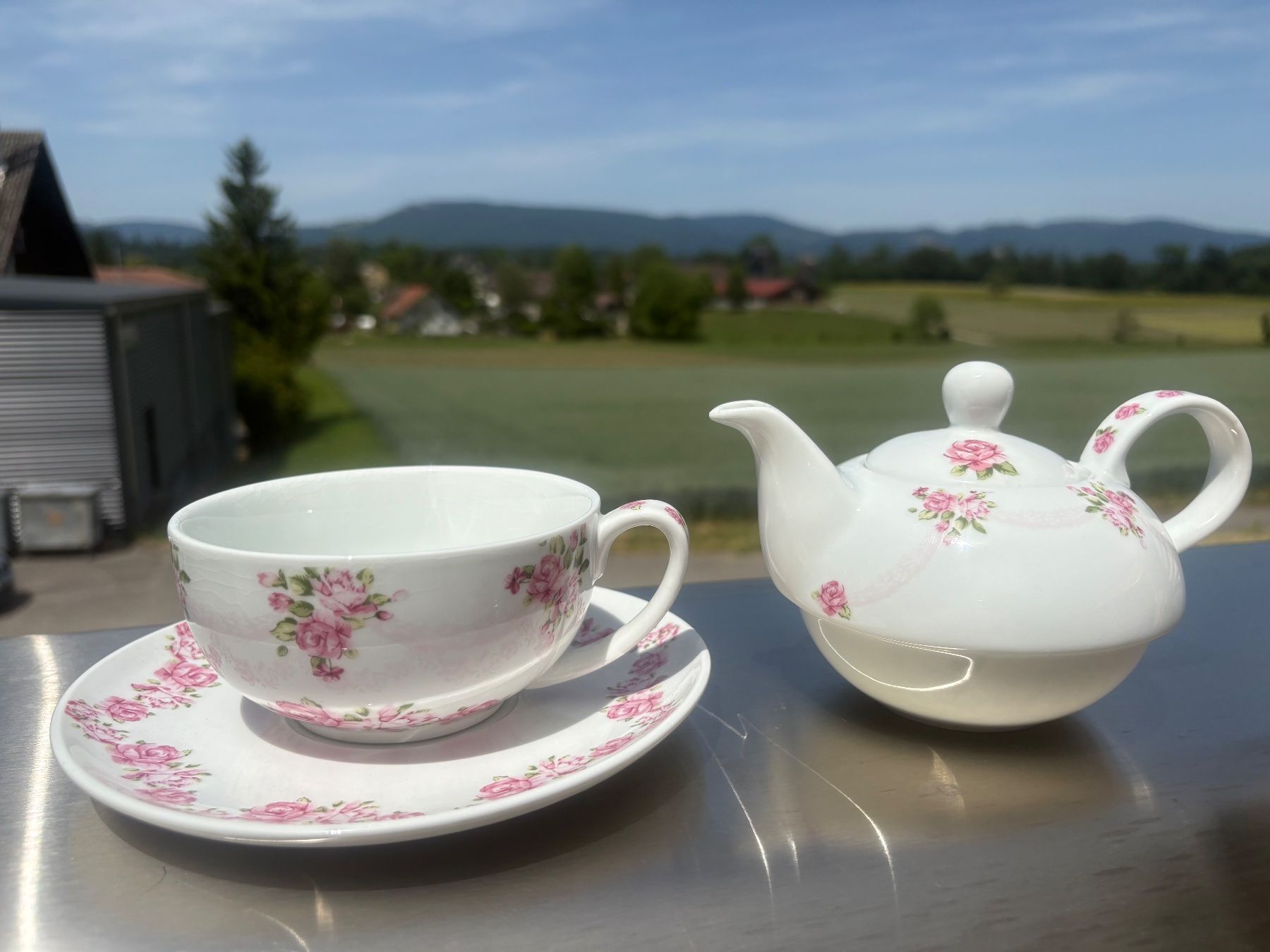 Teekannen: Teekanne mit Tasse – Gebraucht aus Aarwangen von kah_79t5 1