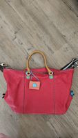 Rote Gabs-Tasche