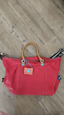 Rote Gabs-Tasche