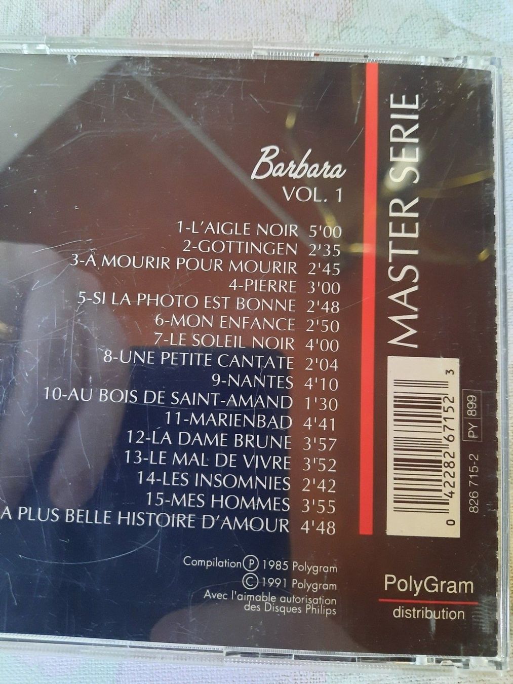 CDs: CD Master Série - Barbara - volume 1 – Gebraucht aus Pully von bro_n52j 2