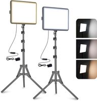 Licht 2-25x20 25W LED Studio Fotolicht Dimmbares 2800 7000K