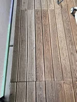 Wooden deck boards for balcony