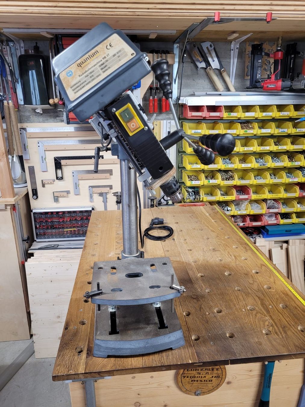 Trapani: Ständer Bohrmaschine/ Radialbohrmaschine Quantum – Usato da Wangen SZ venduto da schnuppi0509 1