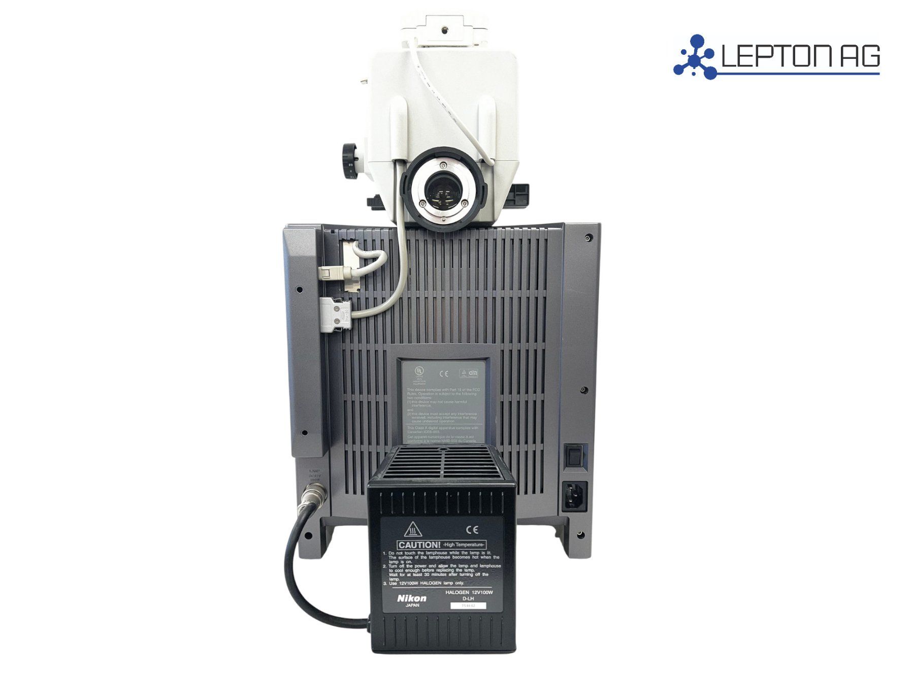Laborzubehör: Nikon Eclipse 80i Fluorescence Microscope with DIH – Gebraucht aus Niederdorf von LeptonAG_Labor 4