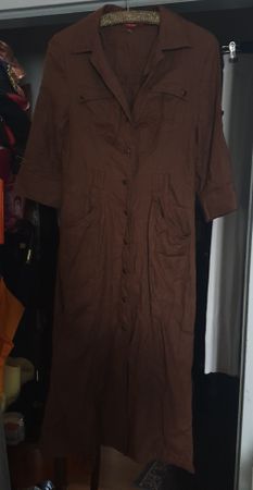Alain Manoukian Leinenkleid Gr. 38