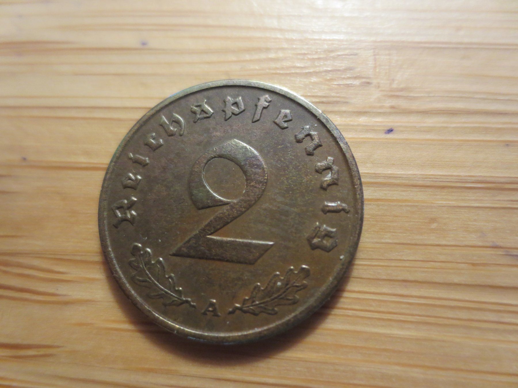 Tutti le monete: Deutsches Reich 2Pfennig 1938 – Usato da Weier im Emmental venduto da waefler03