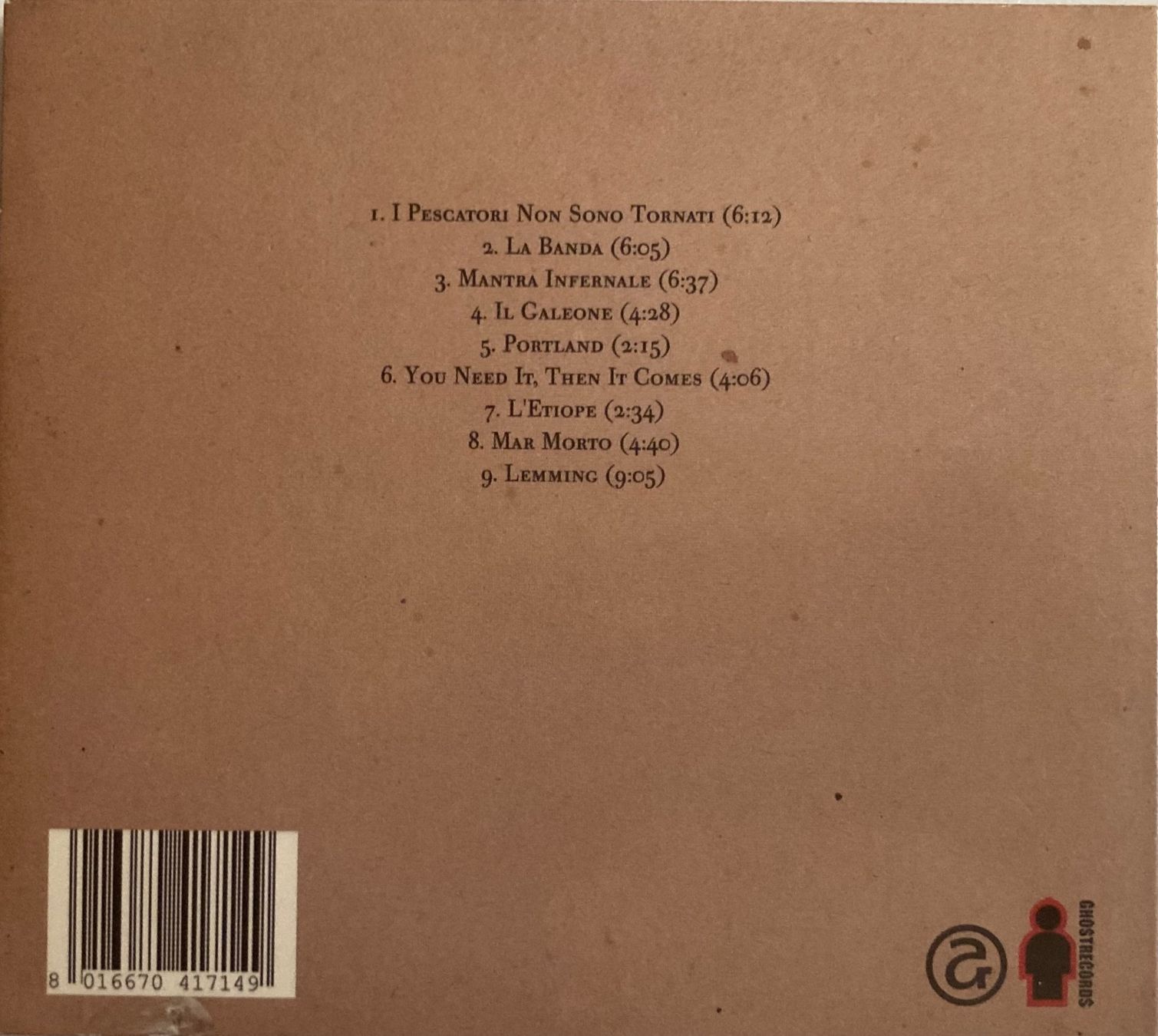 CDs: RONIN - LEMMING – Gebraucht aus Poliez-Pittet von Newtown-Records 1