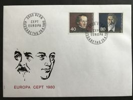 Zst 640/1 Europamarken, FDC 28.4.89