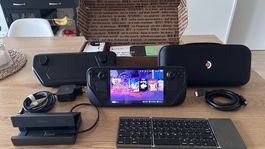 Steam Deck OLED 512GB OVP + Dock UGREEN + JSAUX Case +