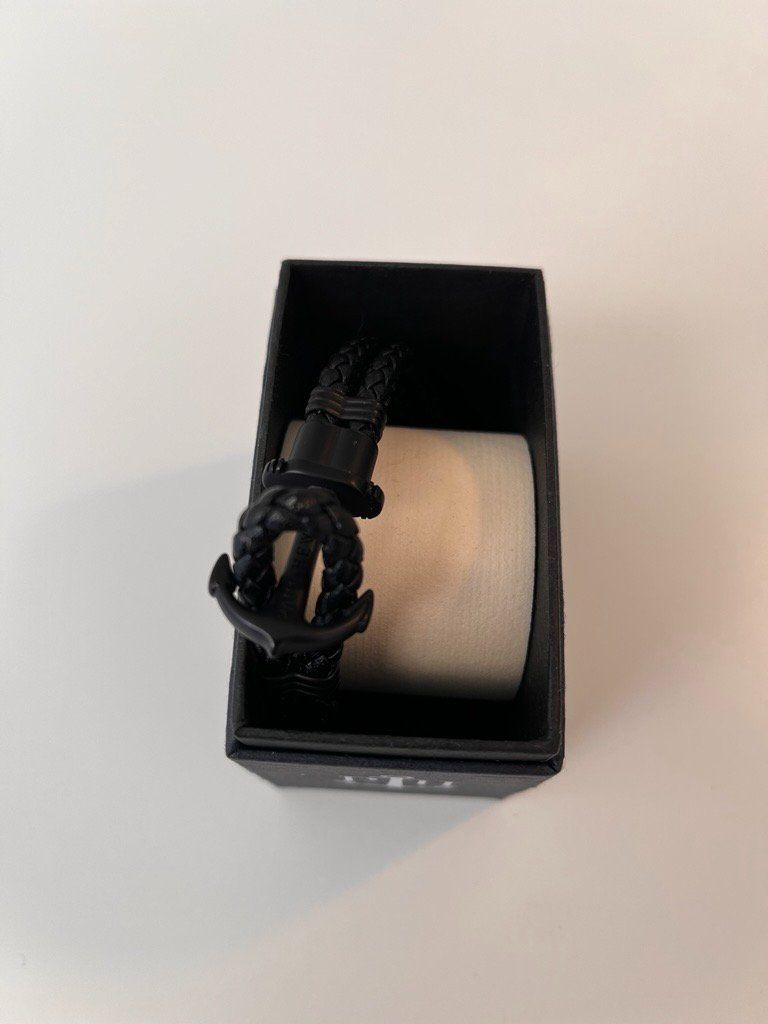 Paul Hewitt Bracciali & Braccialetti: Paul Hewitt - Ankerarmband Leder Schwarz – Nuovo (secondo la descrizione) da Bülach venduto da jul_yzz9 4