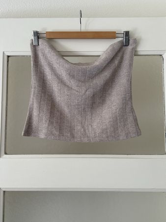 H&M Top, Beige, Gr. L, kaum getragen!