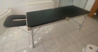 Sedie a sdraio: Massageliege schwarz, tragbar – Usato da Rüti ZH venduto da est_vrf2