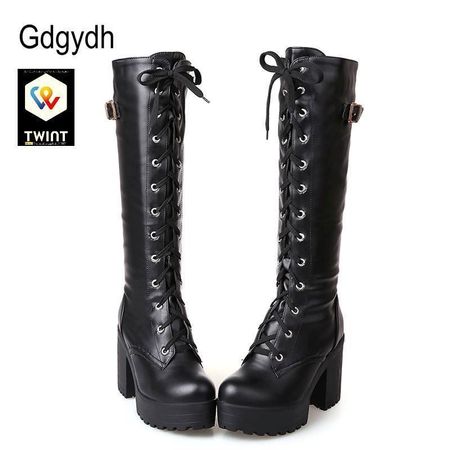 📌 NEU Paar Kniehohe Frauen Stiefel (Gr: 34-43)