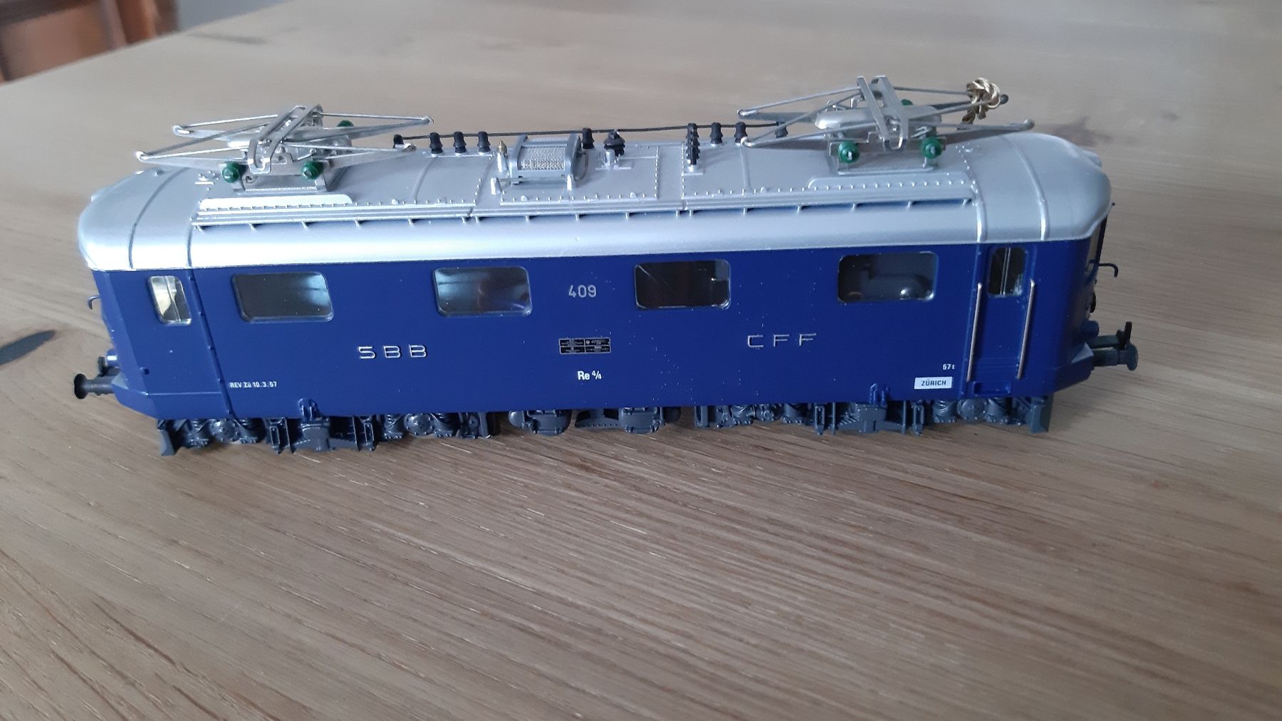 Hag Modellini di ferrovie: Hag 233 E Lok Re4/4 Blau der SBB – Usato da St. Gallen venduto da Leika2000