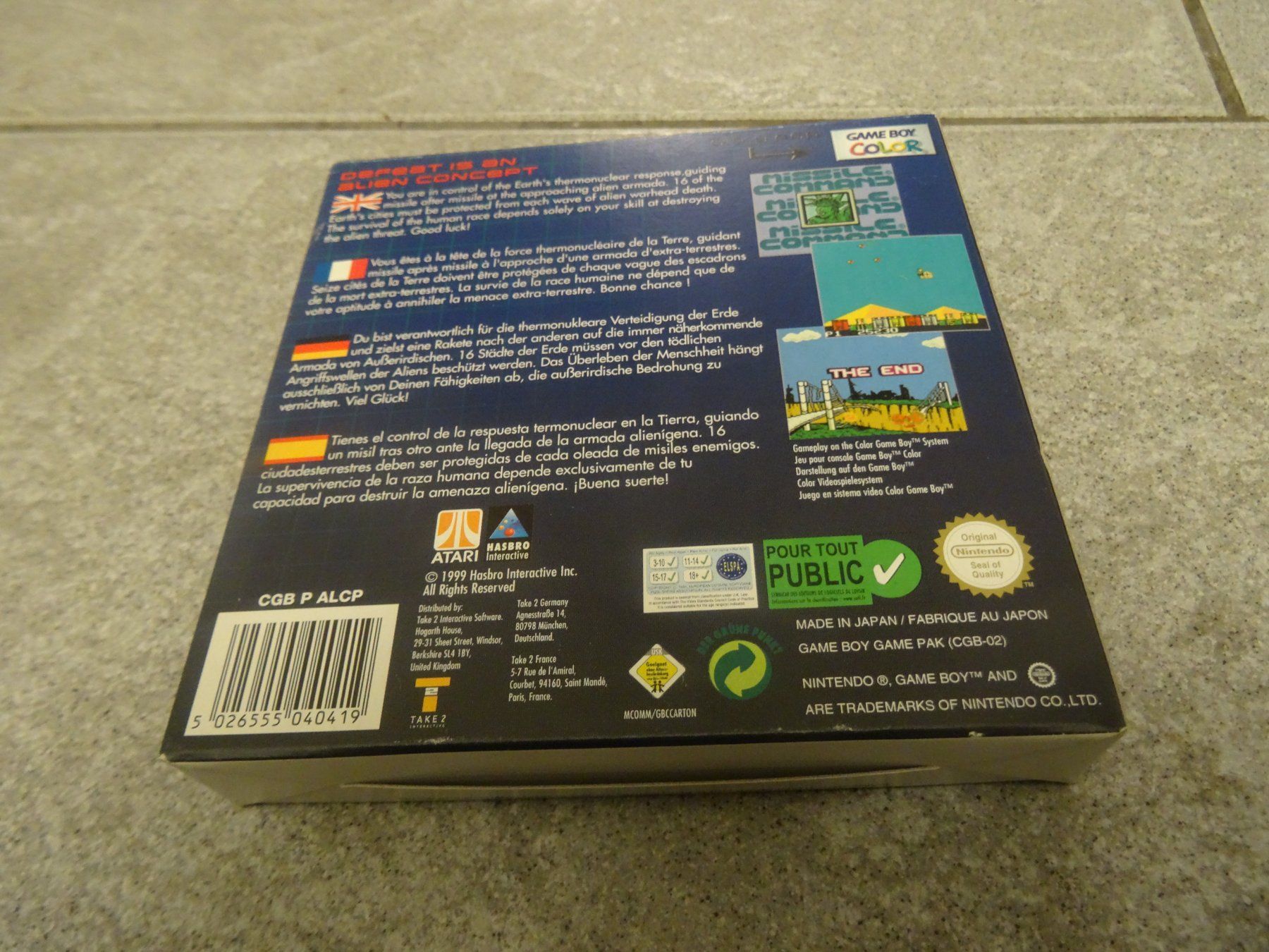 Nintendo Giochi: Missile Command Game Boy Color – Usato da Olten venduto da Disc-Ausverkauf 1