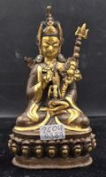 Tibetisch-buddhistische Bronze-Figur Padmasambhava