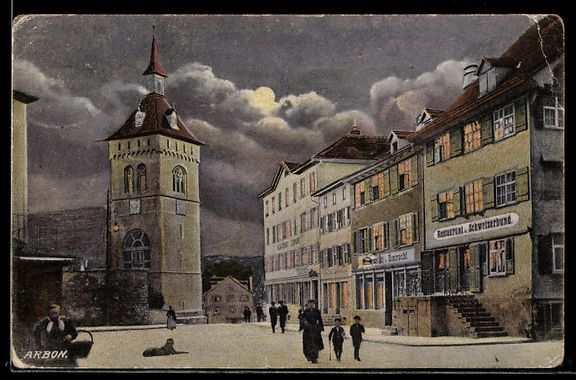 Ansichtskarten: Arbon, Restaurant zum Schweizerbund und  – Gebraucht aus Berlin von bartko-reher