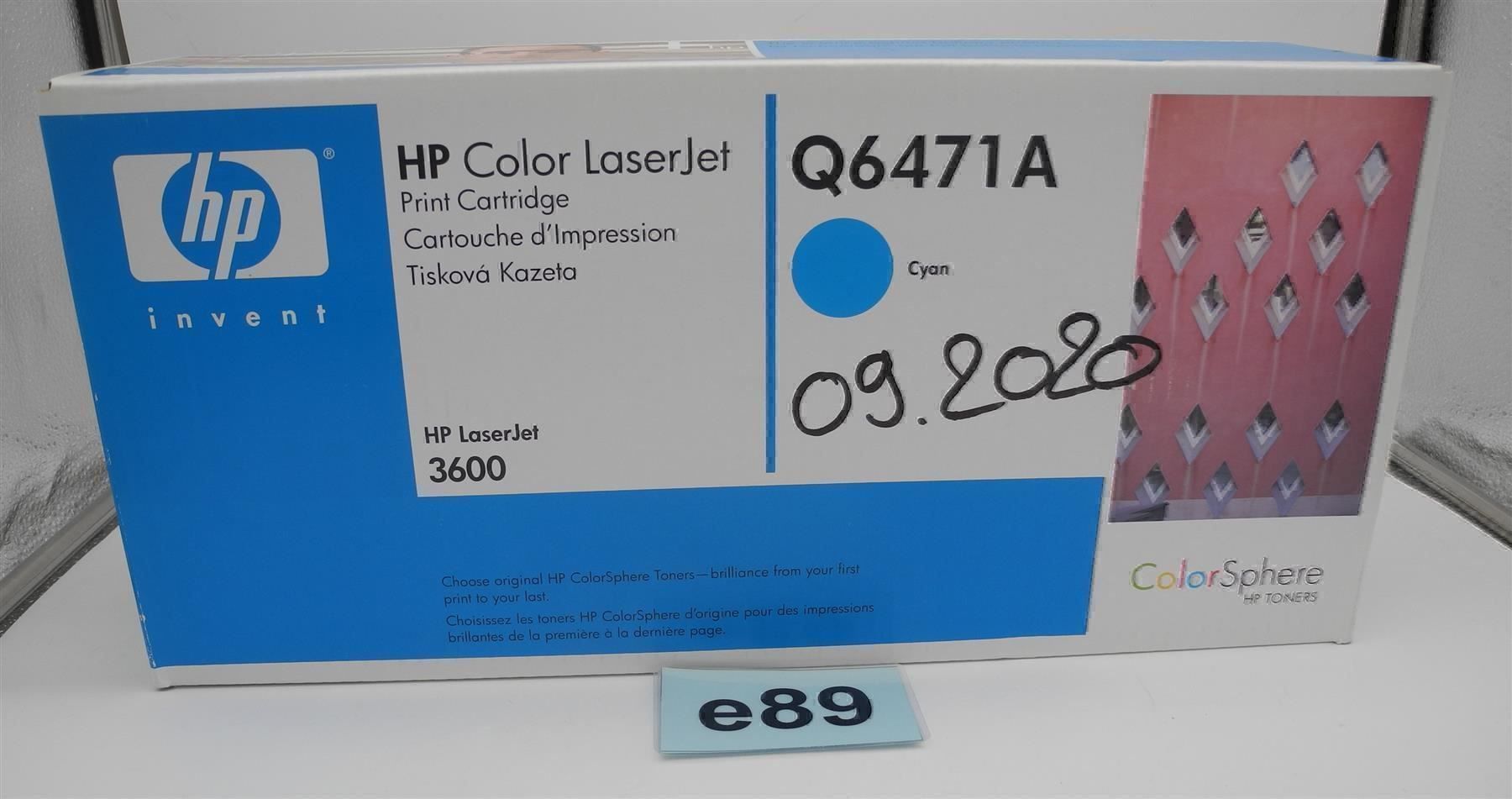 Hewlett Packard Cartucce per stampanti & toner: Toner Q6471A zu HP Laserjet 3600 dn, e89 – Nuovo (secondo la descrizione) da Kottwil venduto da Crazyrolf