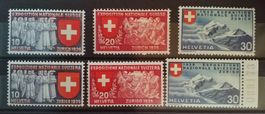 3267) 222-27, 2 Sätze Landi postfrisch Kt. 40.-