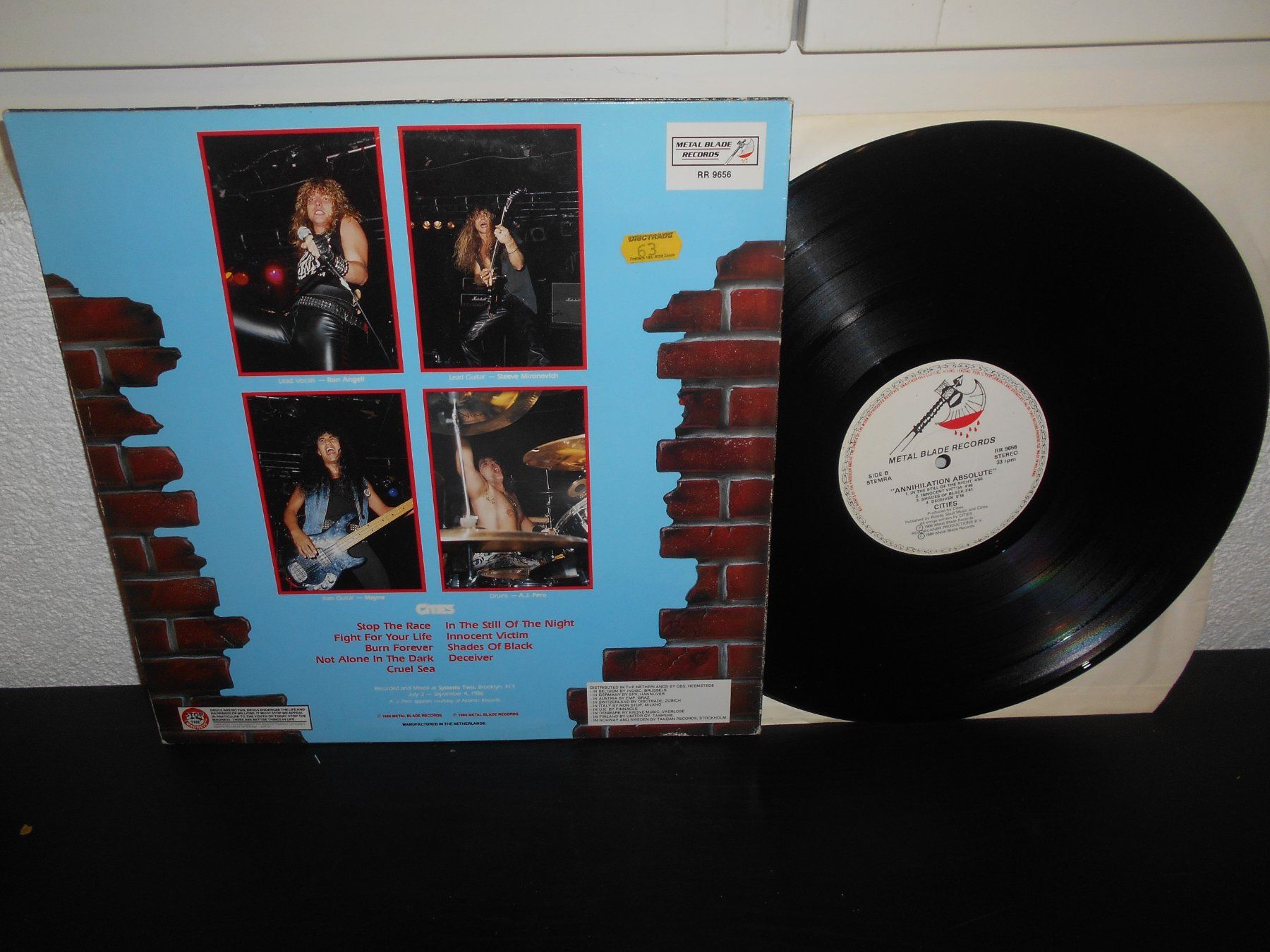 Dischi in vinile: Cities – Annihilation Absolute / 1986 – Usato da Aarberg venduto da witchhunter01 1