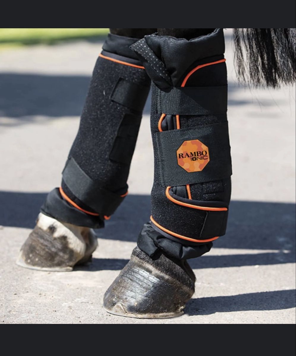Stinchiere & Fasciature: Rambo Ionic Stable Boots, Grösse WB (wie Back onTrack) – Usato da Aristau venduto da cherry-berry