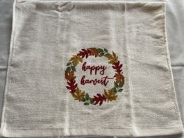 Happy Harvest Kitchen Towel - Autumn Decor