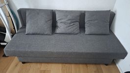 3er Bettsofa Älvdalen Ikea, dunkelgrau