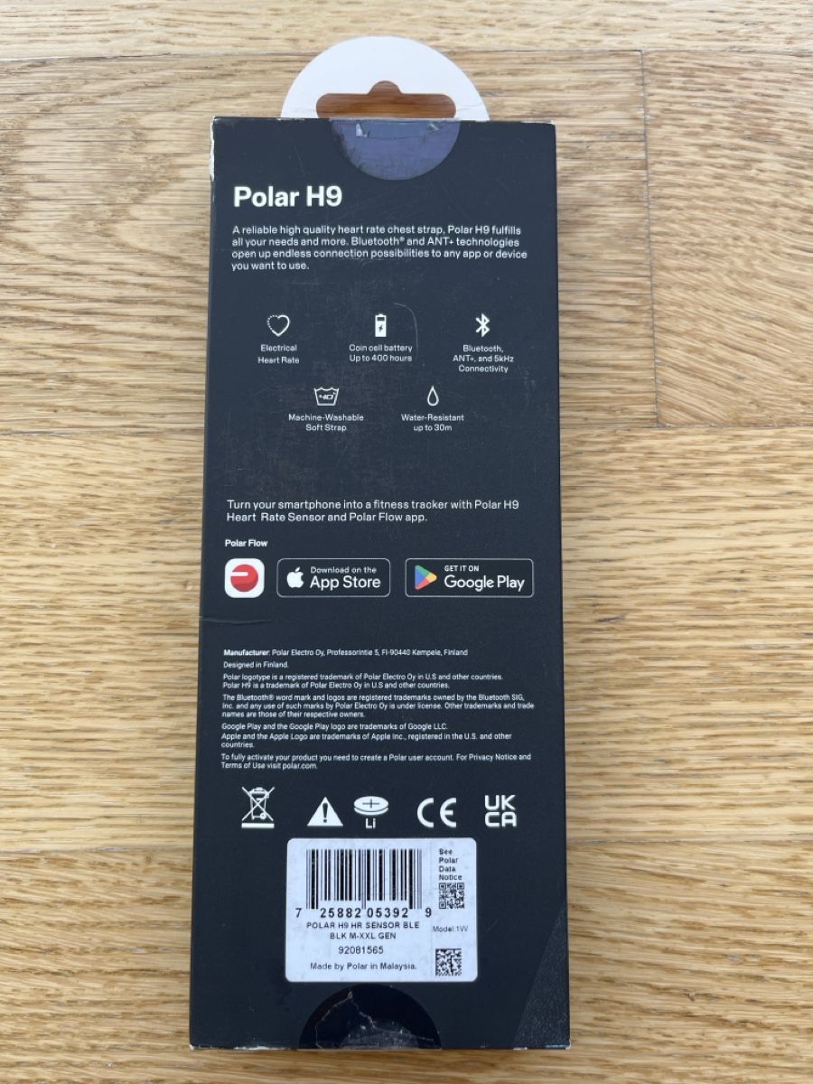 Polar Medizinische Geräte: Polar H9 Heart Rate Sensor Brustgurt NEU – Neu und originalverpackt aus Hergiswil NW von Outback01 1