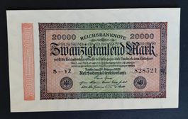 Reichsbanknote 20 000 Mark 1923**
