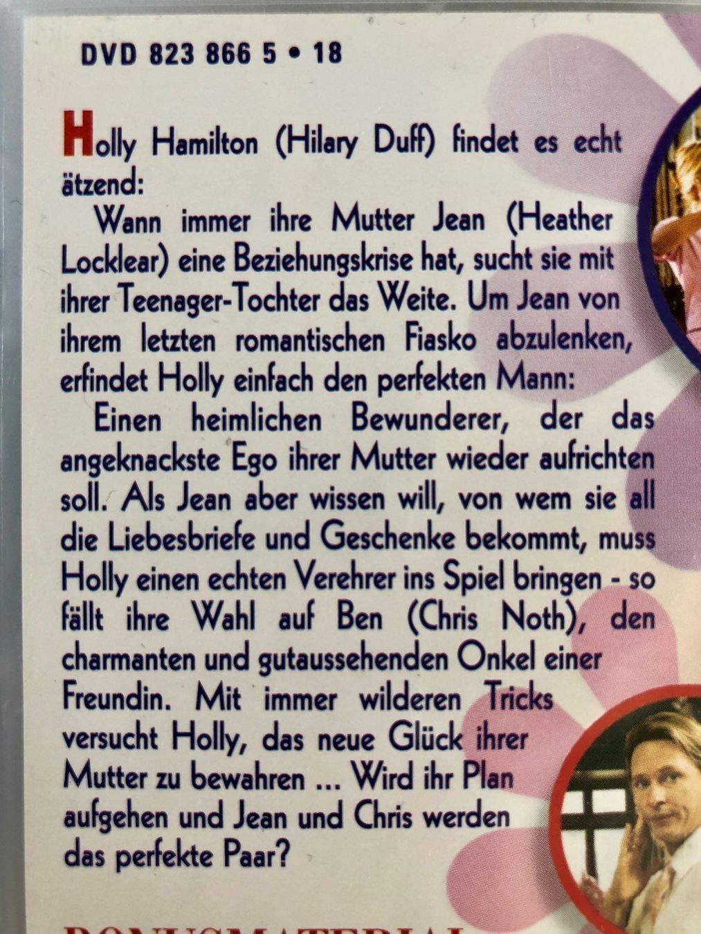 Tutti i DVDs: DVD - Der Perfekte Mann – Usato da Gommiswald venduto da Aloha.Spirit 2